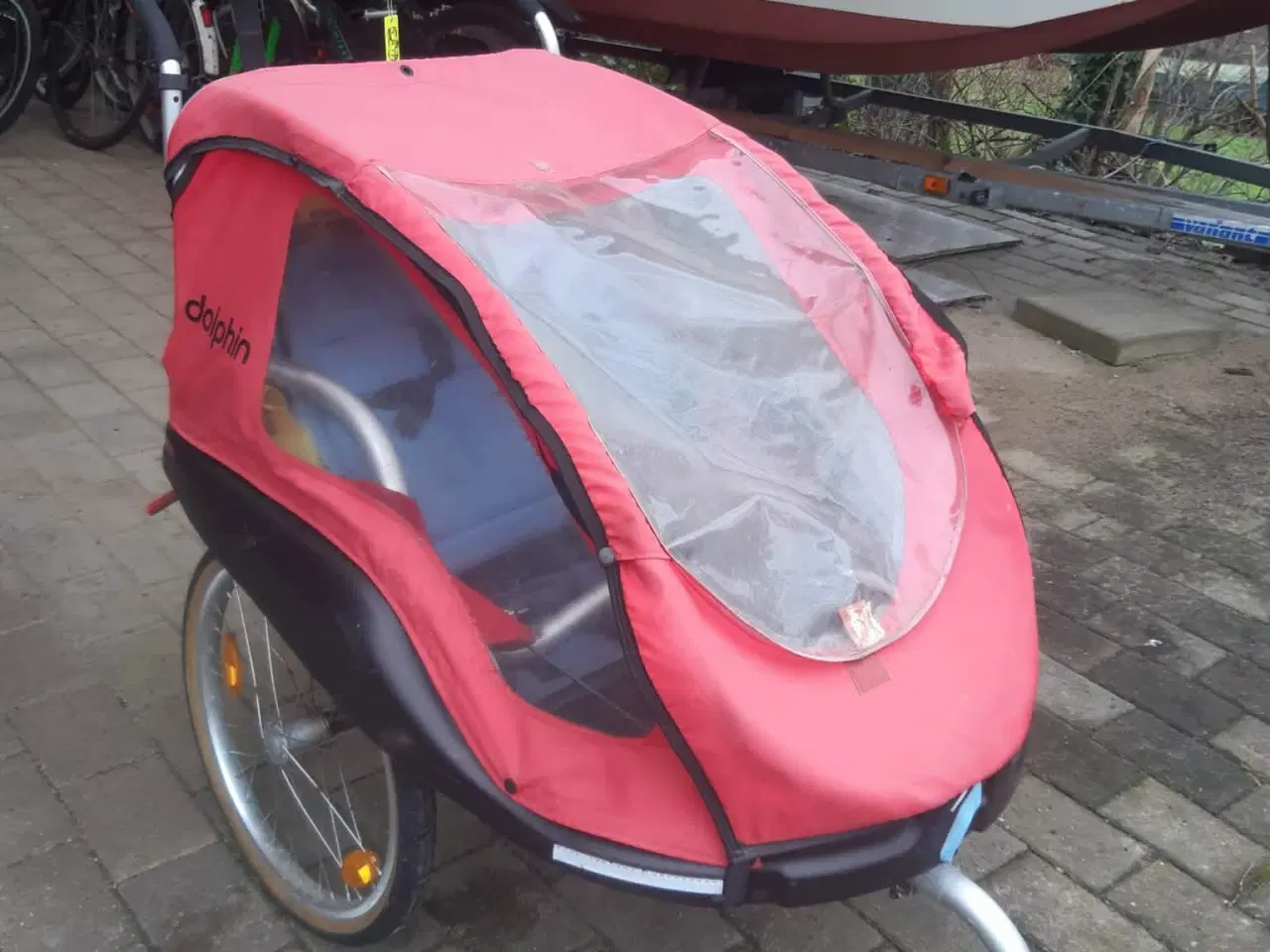 Billede 3 - Winther Dolphin cykelvogn / babyjogger