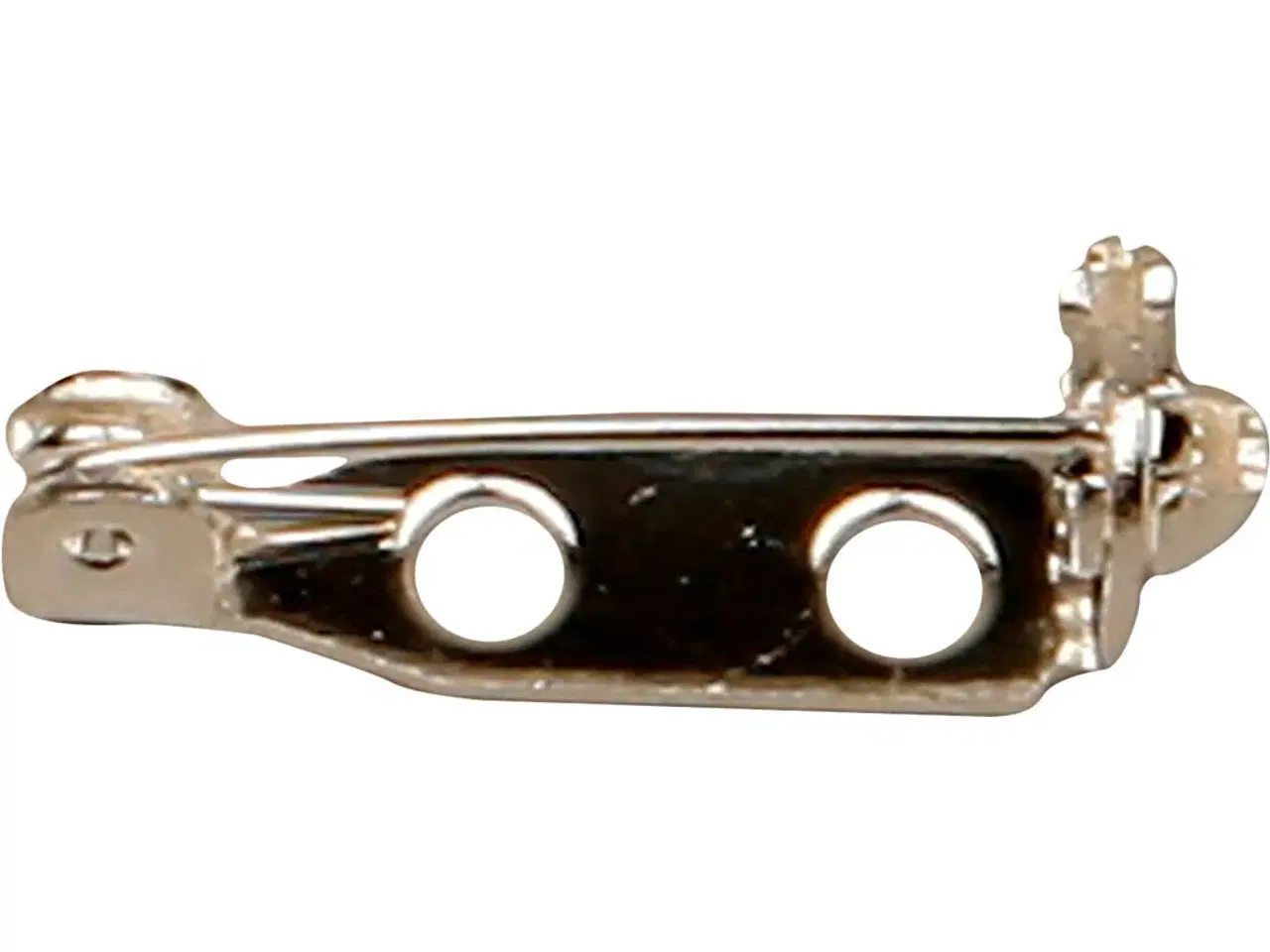 Billede 1 - Brochenål, L: 15 mm, forsølvet, 100stk./ 1 pk.