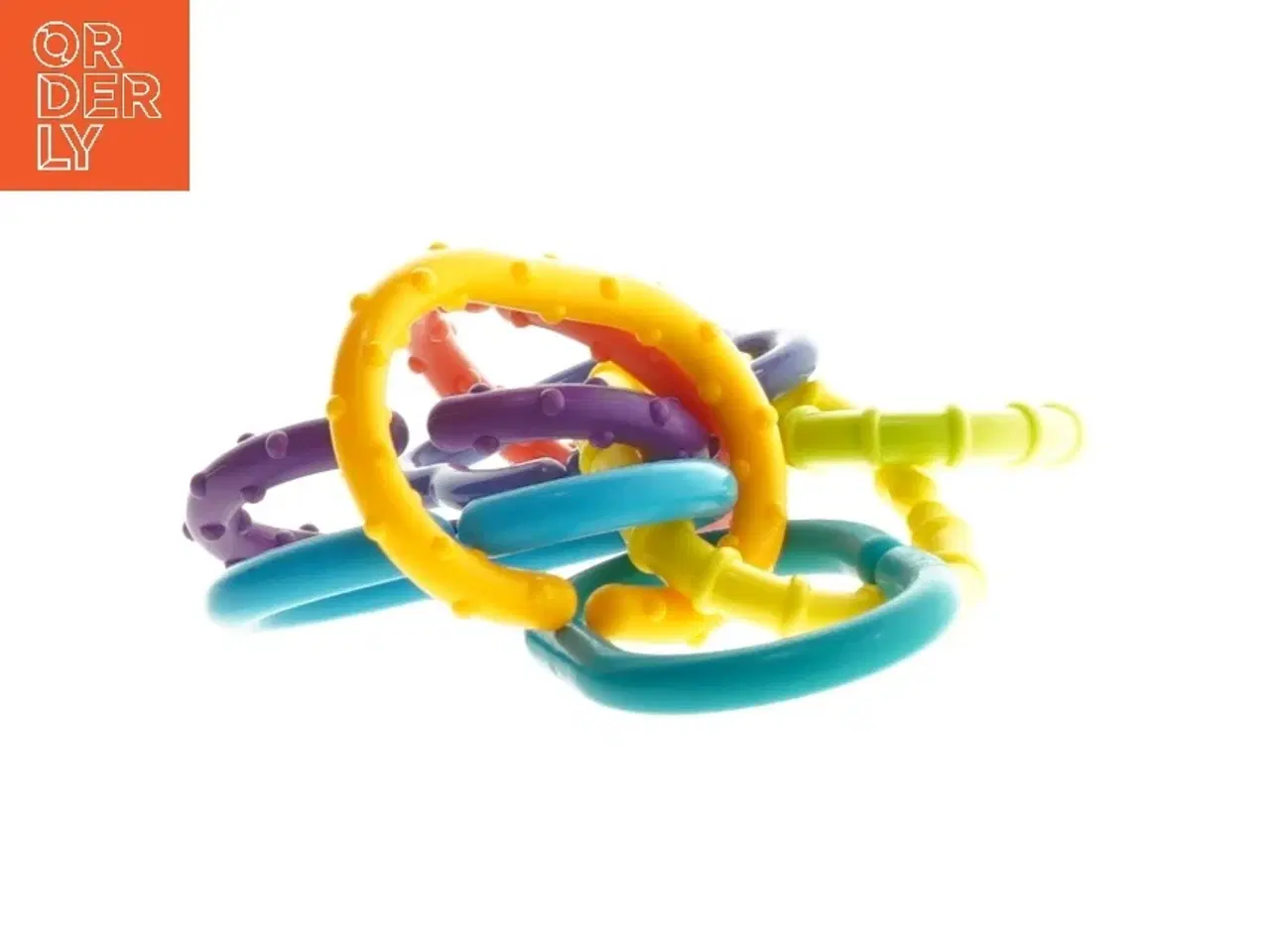 Billede 2 - Farverige bideringe til baby (str. 10 cm)