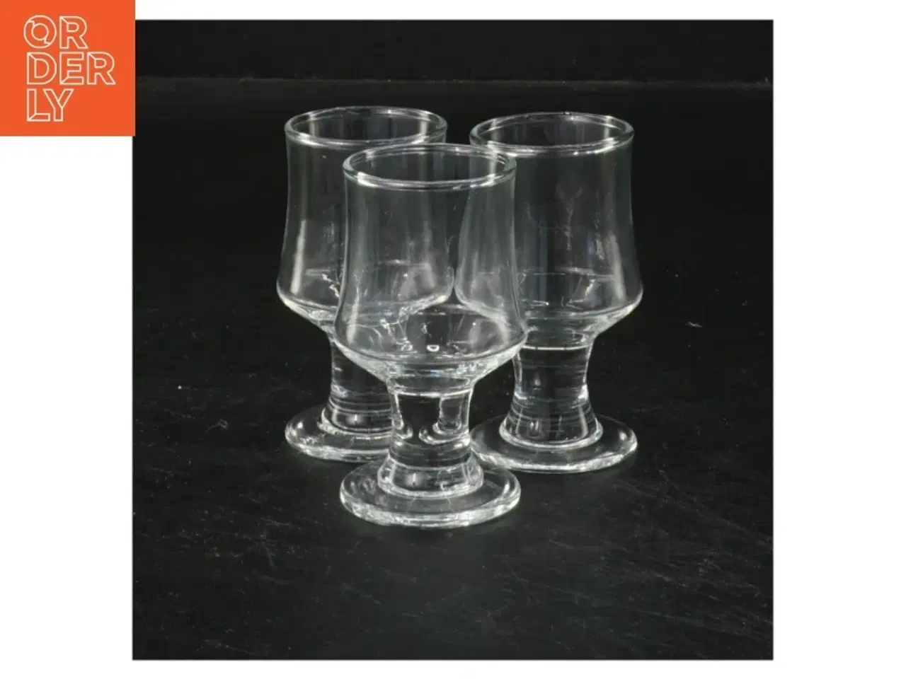 Billede 1 - glas sæt (str. Ø 3,5x7,5 cm)