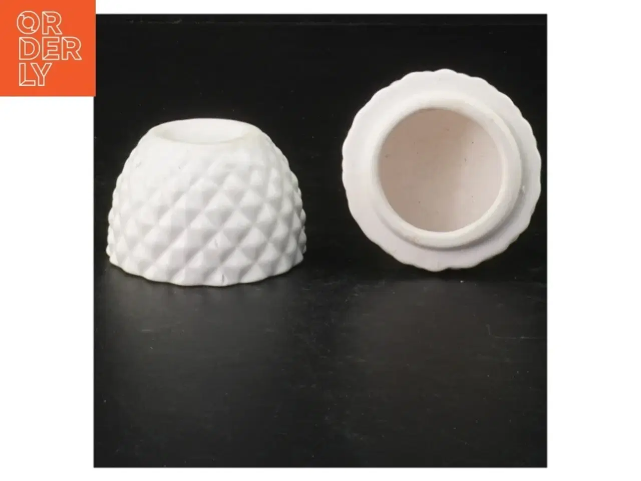 Billede 3 - Ananasformet keramikvase (str. H 13 cm)