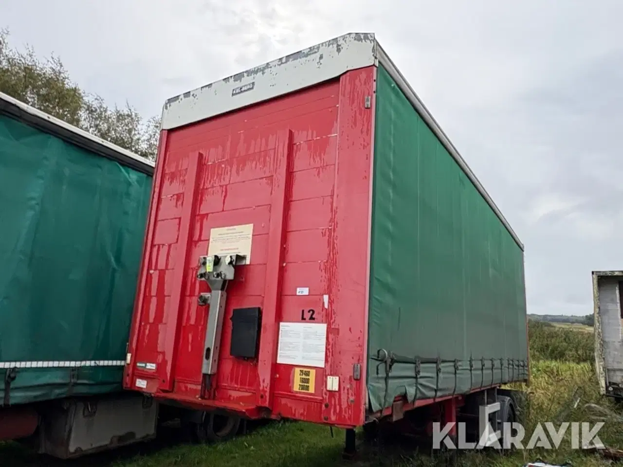 Billede 1 - Gardintrailer Kel-berg E36B2