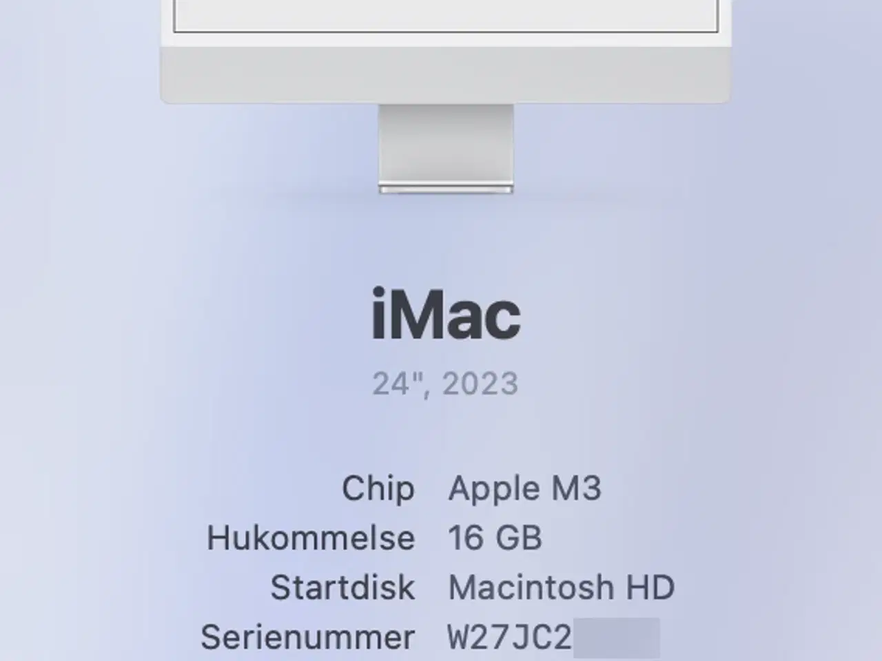 Billede 2 - iMac 24" M3 2023