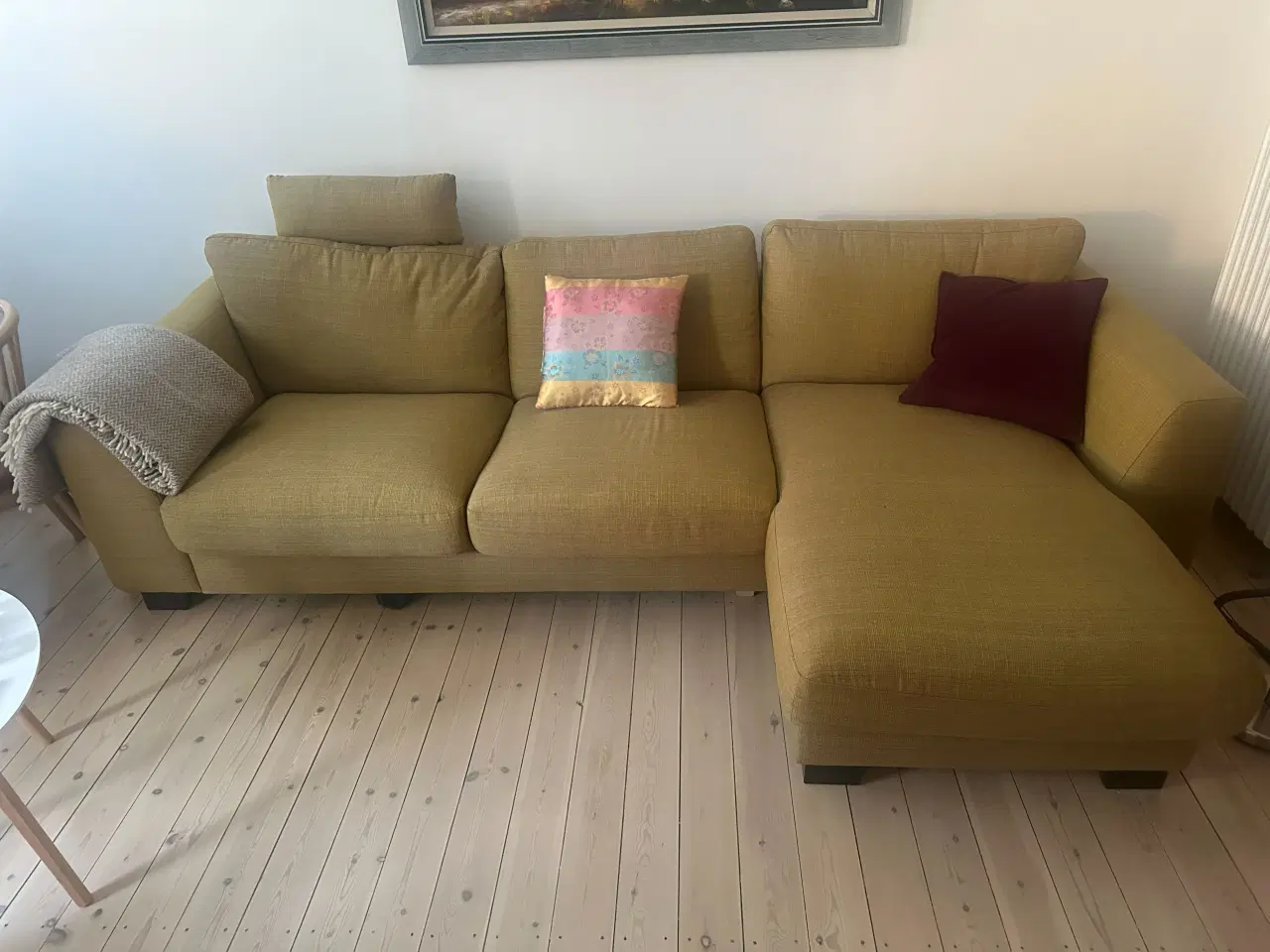 Billede 1 - Flot sofa med chaselong 