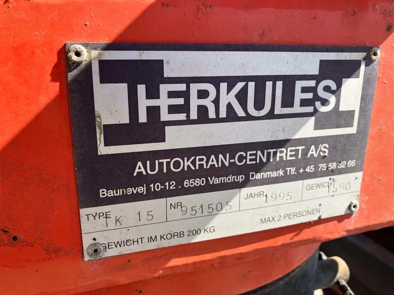 Billede 6 - Herkules TK15 Trailerlift