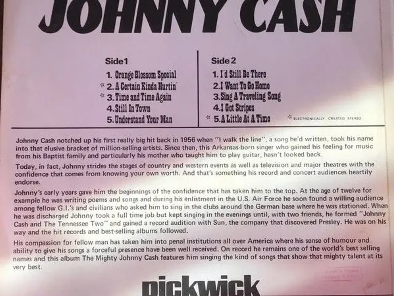 Billede 2 - Johnny Cash - The Mighty Johnny Cash