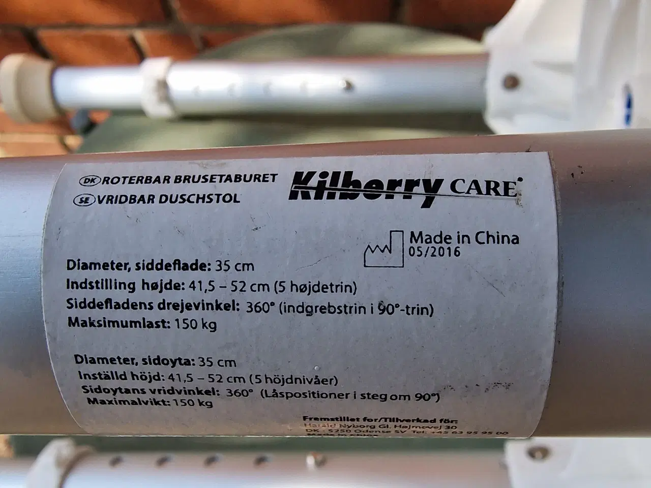 Billede 3 - Kilberry roterbar brusetaburet