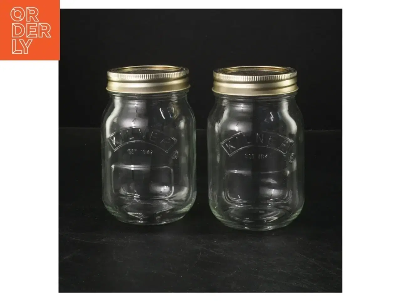 Billede 1 - Kilner opbevaringsglas med metallåg fra Kilner (str. 13 cm)