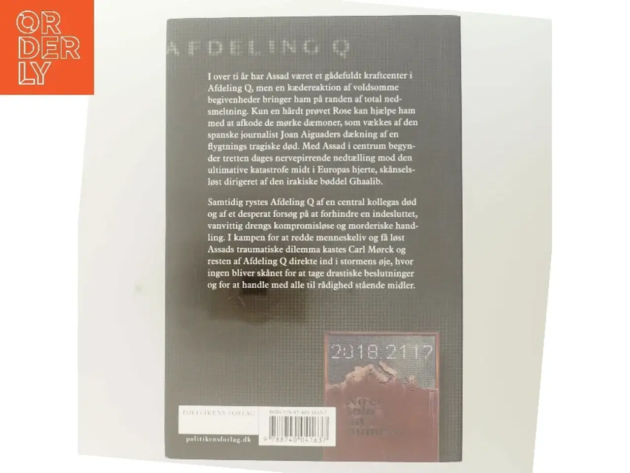 Billede 3 - Afdeling Q - Bind 8 af Jussi Adler-Olsen (Bog)