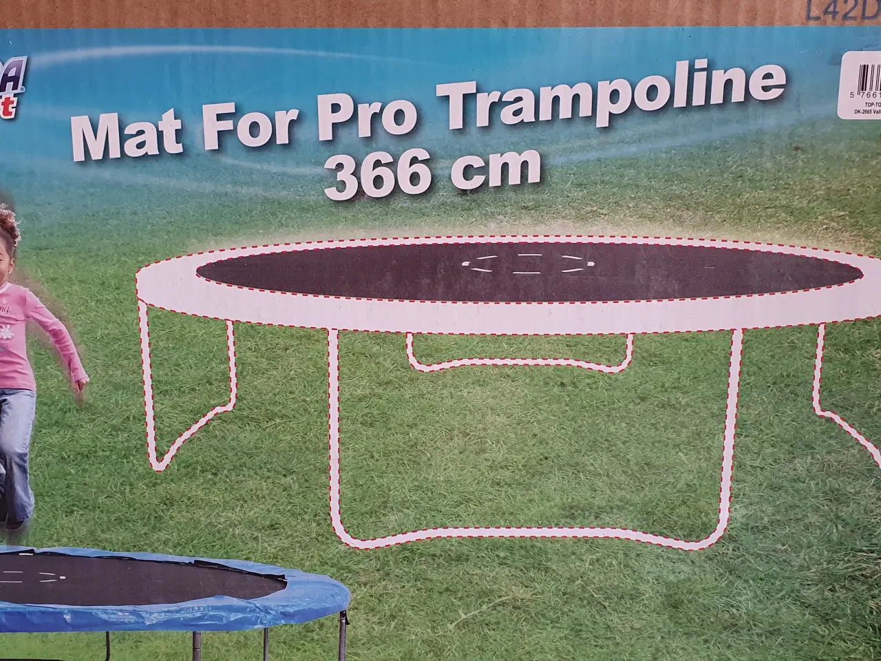 Billede 1 - Dæk/måtte til trampolin 366 cm