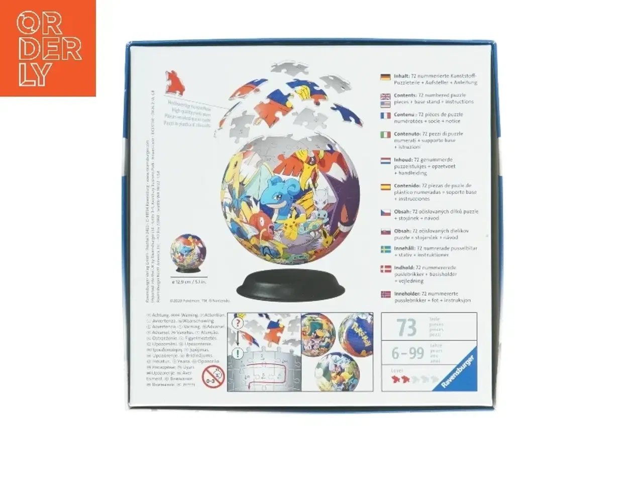 Billede 2 - 3D puslespil med Pokémon tema fra Ravensburger (str. 12,9 cm)