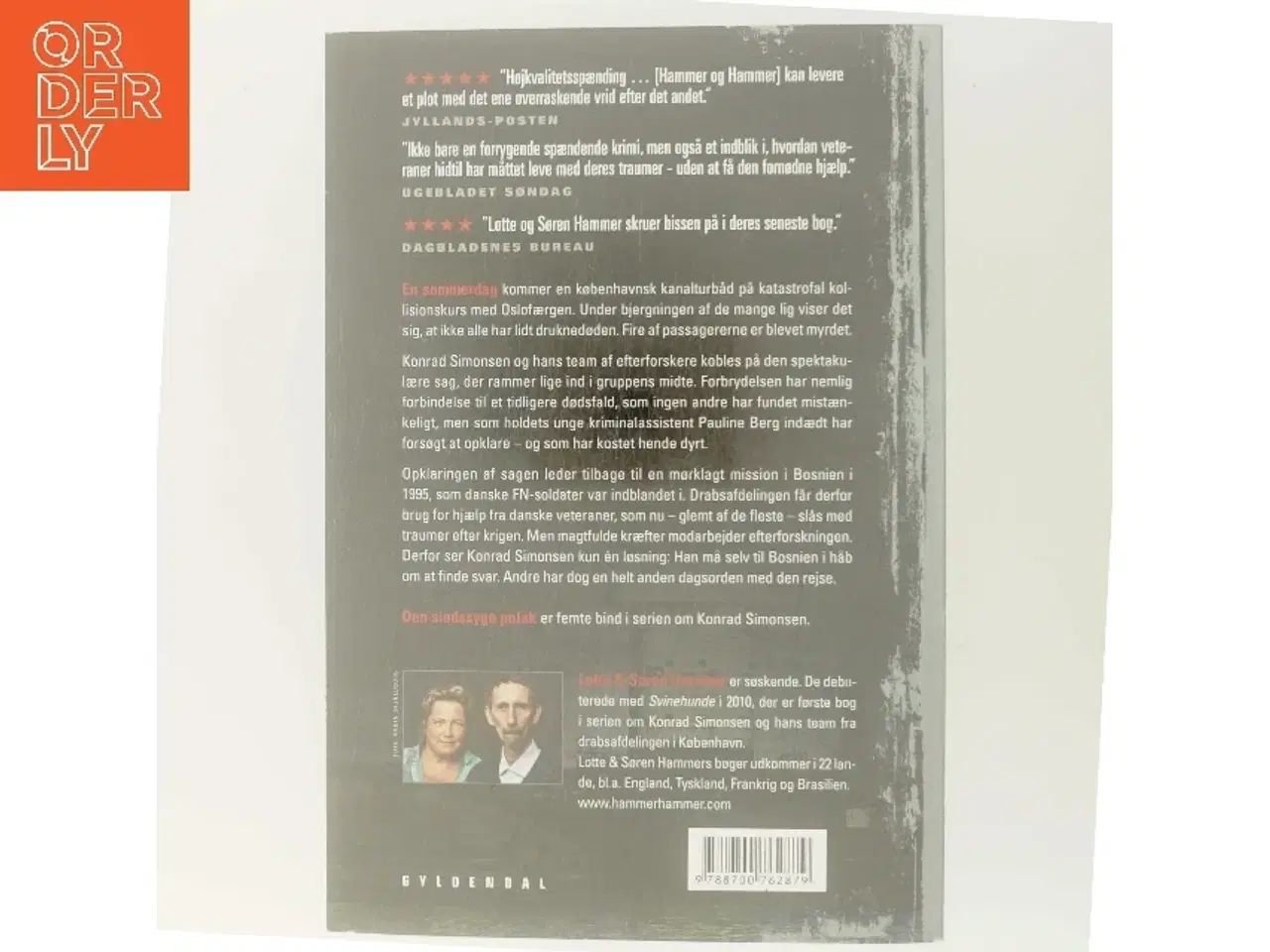 Billede 3 - Den sindssyge polak : kriminalroman af Lotte Hammer (Bog)