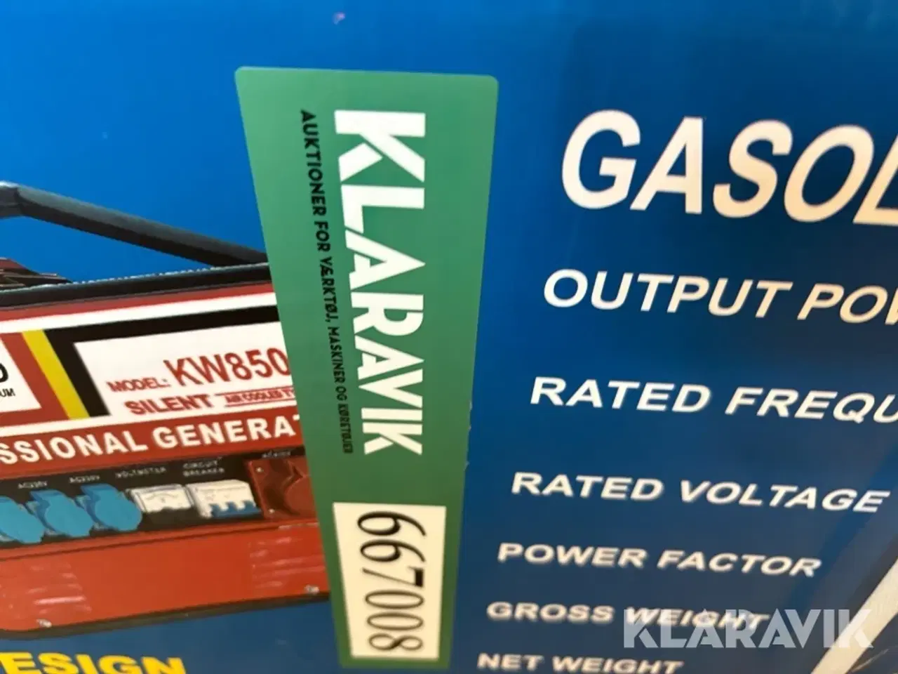 Billede 8 - Generator KraftWorld KW8500E