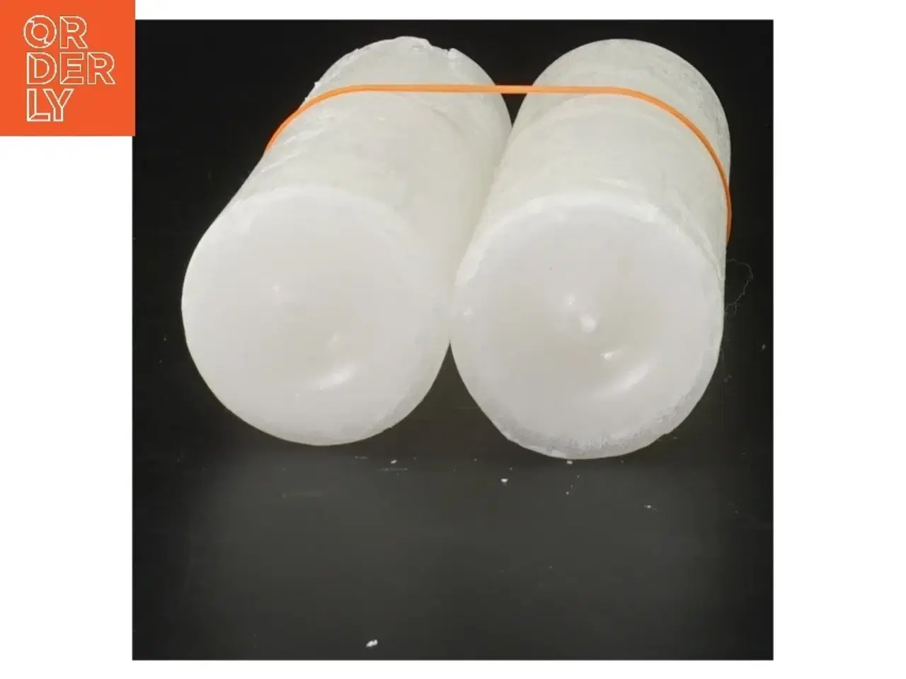 Billede 2 - Hvide stearinlys (str. 15 cm)