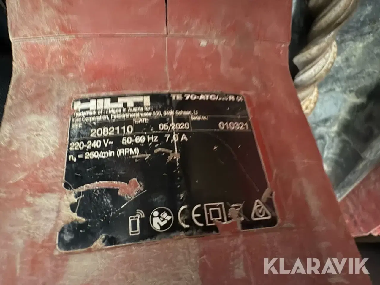 Billede 4 - Borehammer Hilti TE 70-ATG