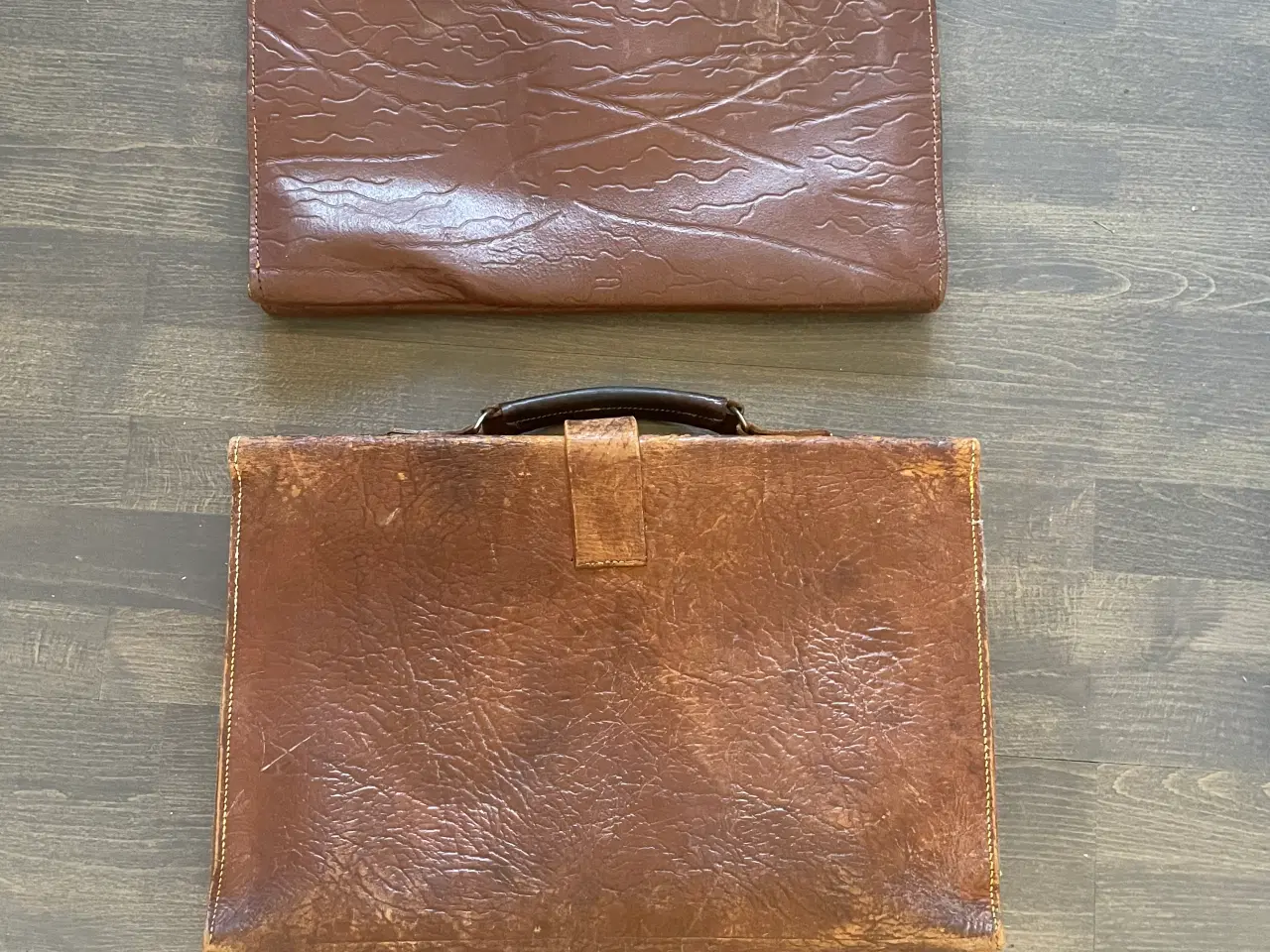 Billede 4 - Gammel taske mappe skoletaske 50”