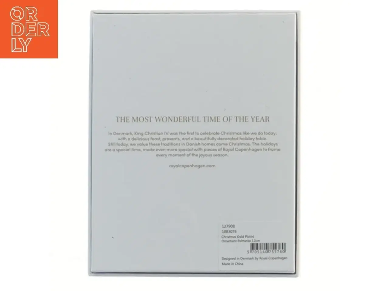Billede 3 - Juleornement fra Royal Copenhagen (str. 8x11 cm)