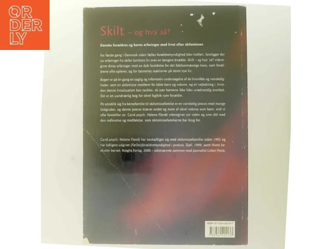 Billede 3 - Skilt - og hva' så? : danske forældres og børns erfaringer med livet efter skilsmissen af Helene Flendt (Bog)