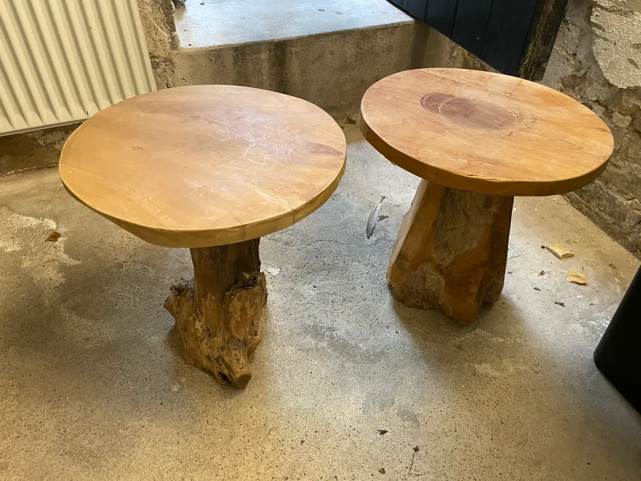 Billede 2 - Sofabord, træbord, træstub, sidebord 