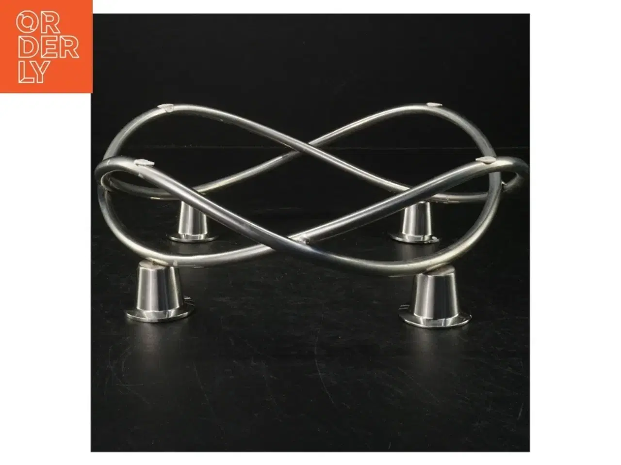 Billede 2 - Rustfrit stål lysestage fra Georg Jensen (str. Ø 25)