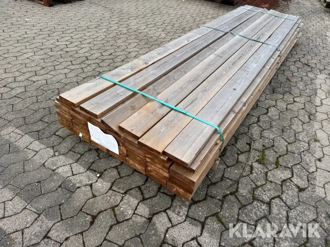 Billede 2 - Terrassebrædder 28×145 mm, 3,6 m – THERMO 54 styk