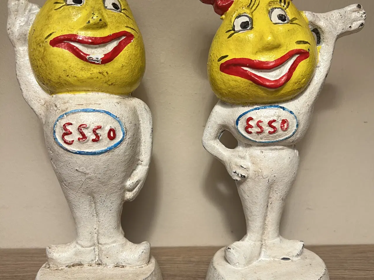 Billede 1 - Esso figurer/sparebøsser i støbejern 