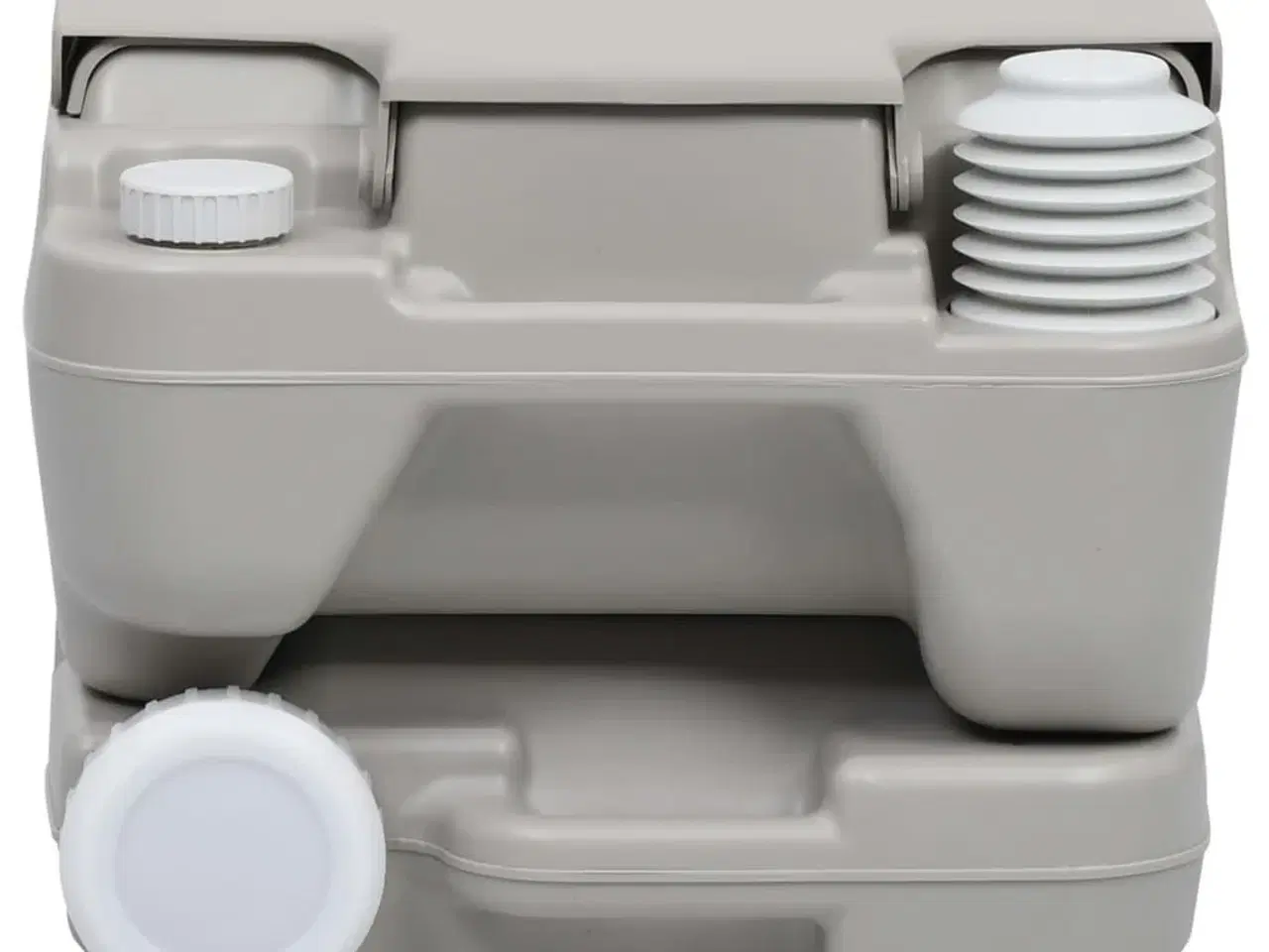 Billede 4 - Transportabelt campingtoilet 10+10 l grå