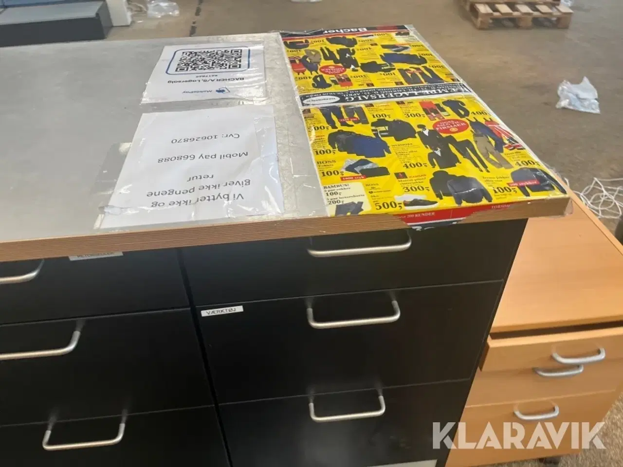 Billede 9 - Butiksreception/kasse bord