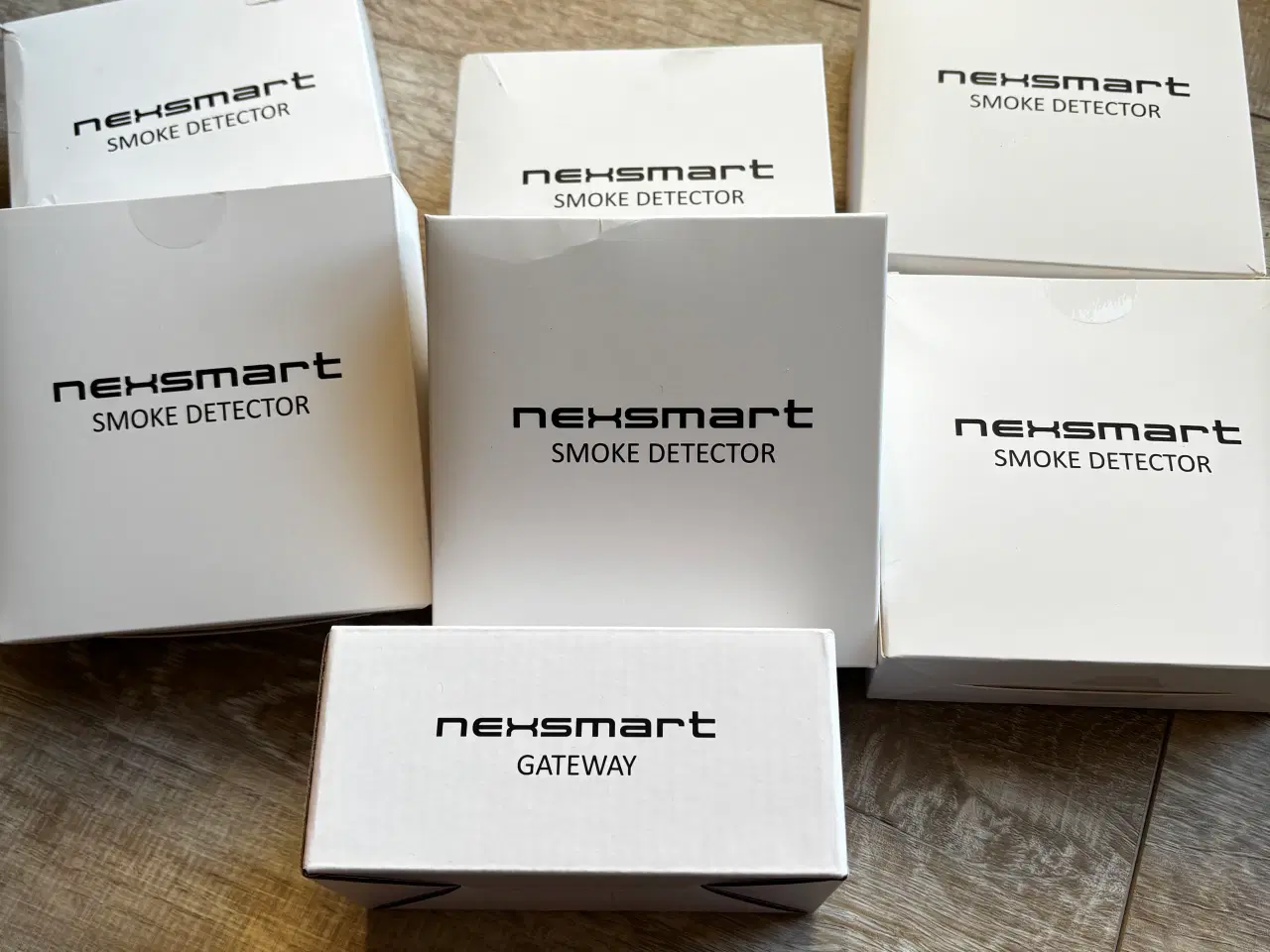 Billede 1 - 6 stk Nexsmart wifi røgalarmer med gateway