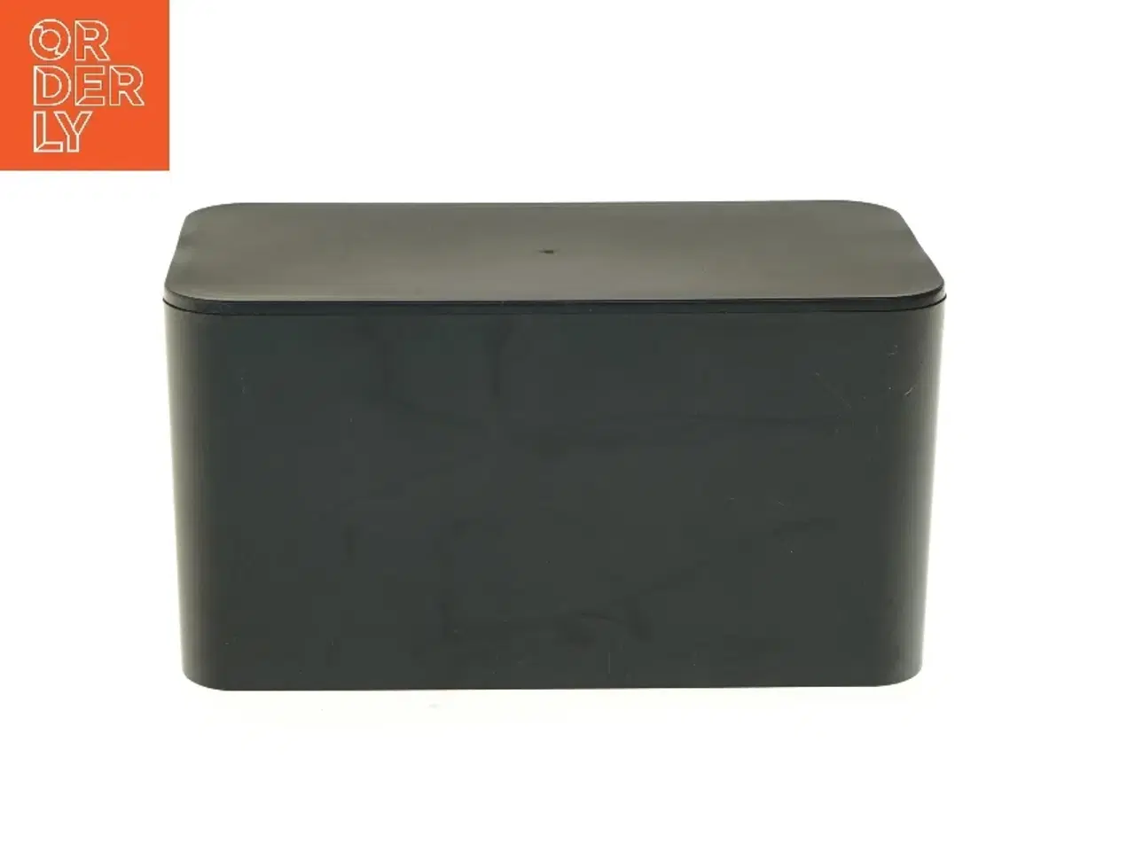 Billede 1 - Sort opbevaringsboks til ledninger (str. 23,5x12,5 cm)