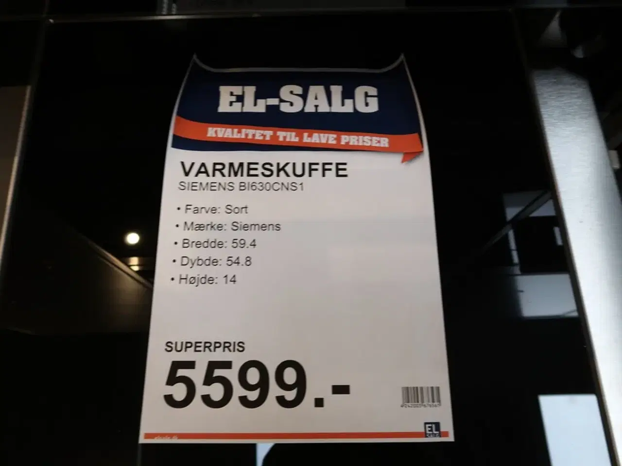 Billede 3 - Varmeskuffe SIEMENS BI630CNS1