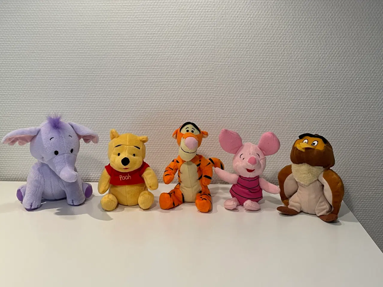 Billede 1 - 5 ubrugte bamser - Peter Plys, Tigerdyr, Grisling,