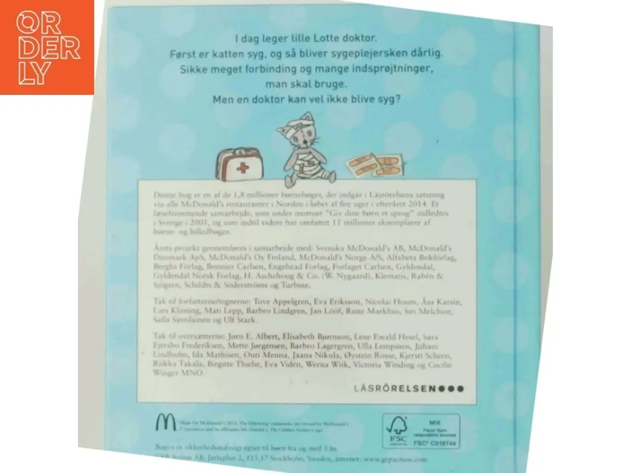 Billede 3 - Lille Lotte er doktor af Åsa Karsin (Bog)
