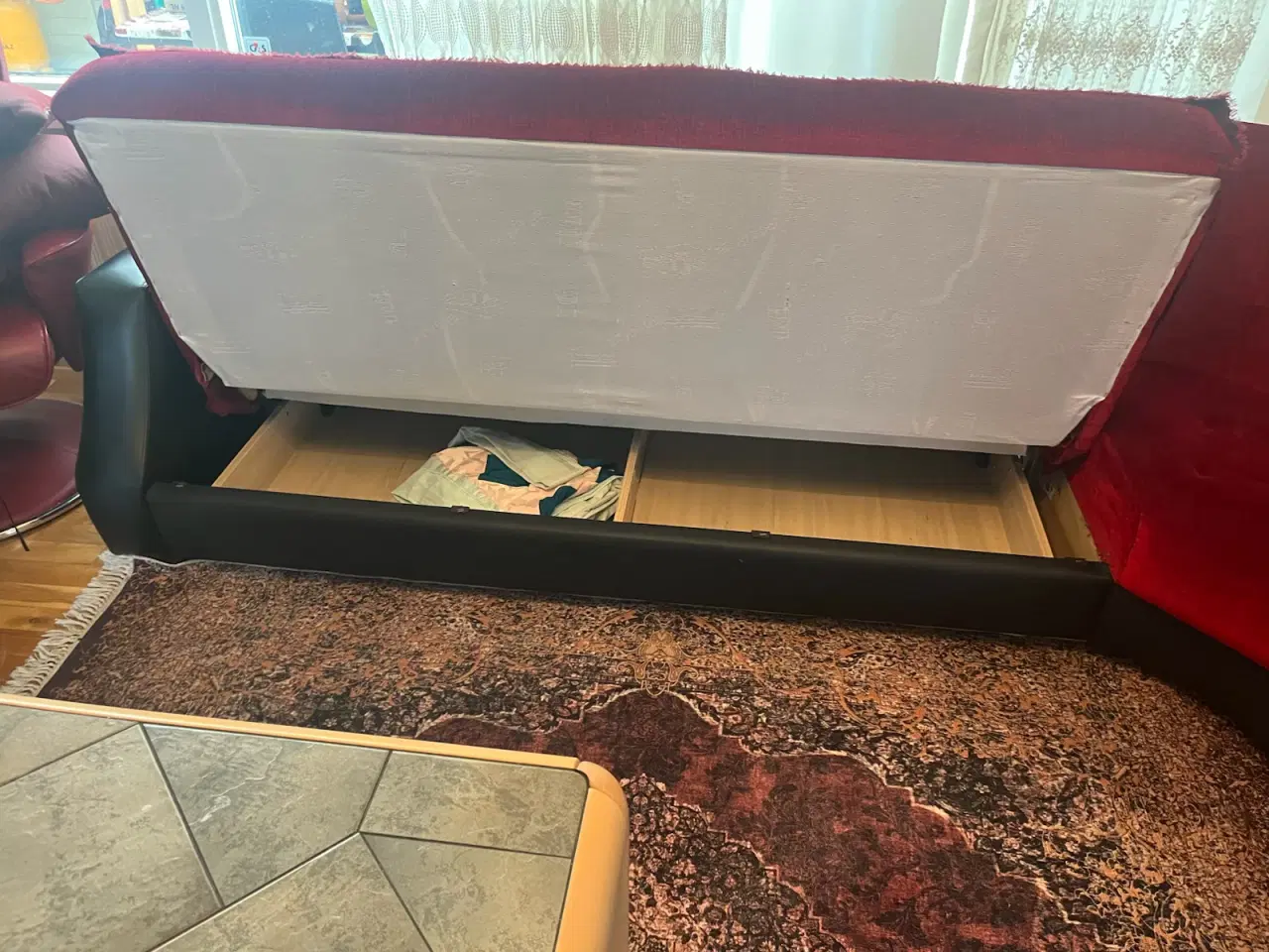 Billede 5 - Hjørnesofa med udtræk til sovesofa 