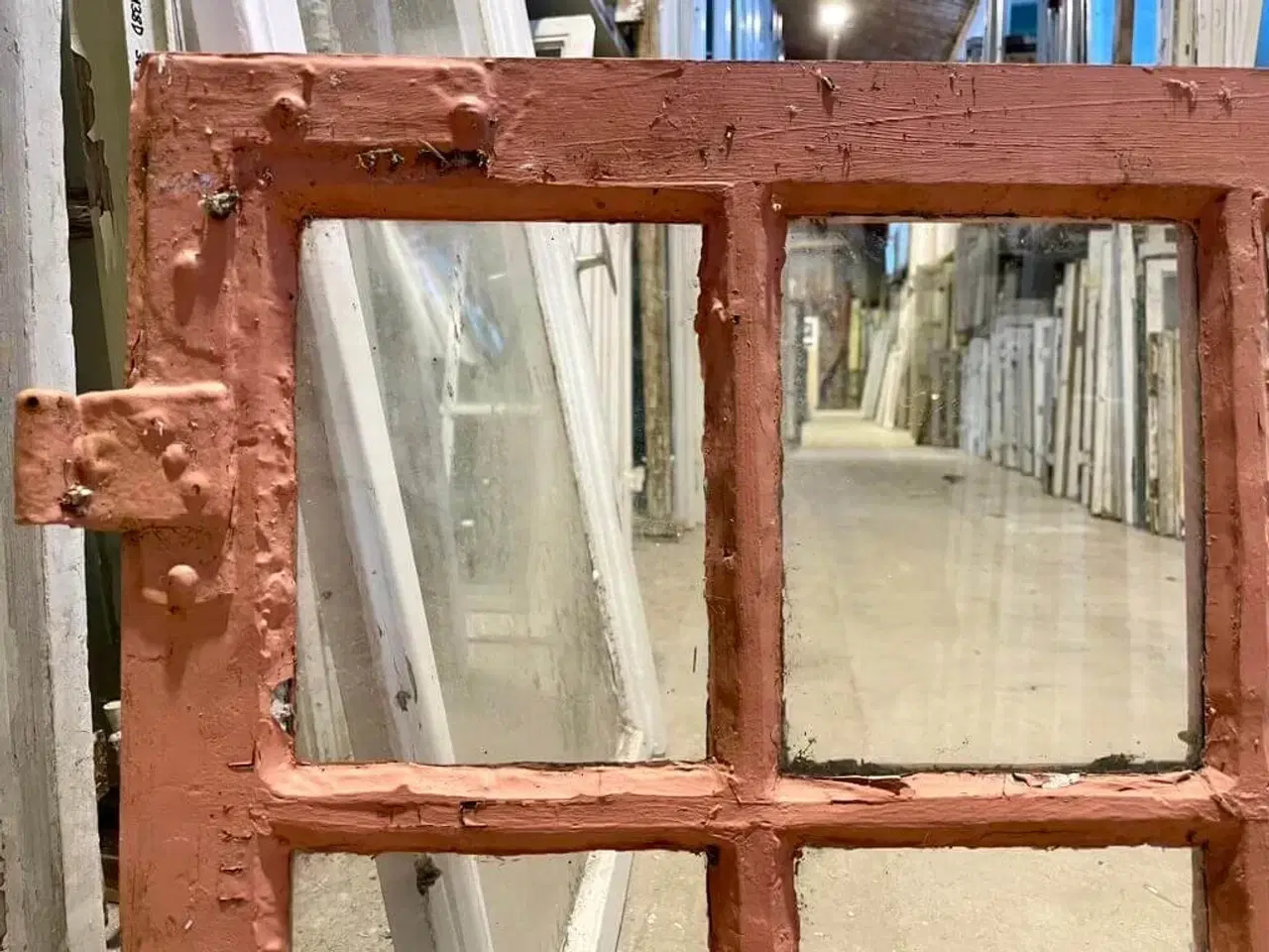 Billede 3 - Sjælden, lille 6-ruders vinduesramme