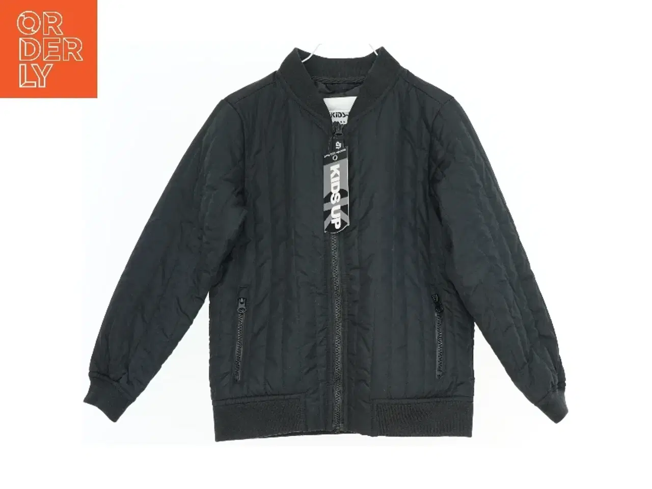 Billede 1 - Sort quiltet jakke til børn fra Kids Up (str. 116)