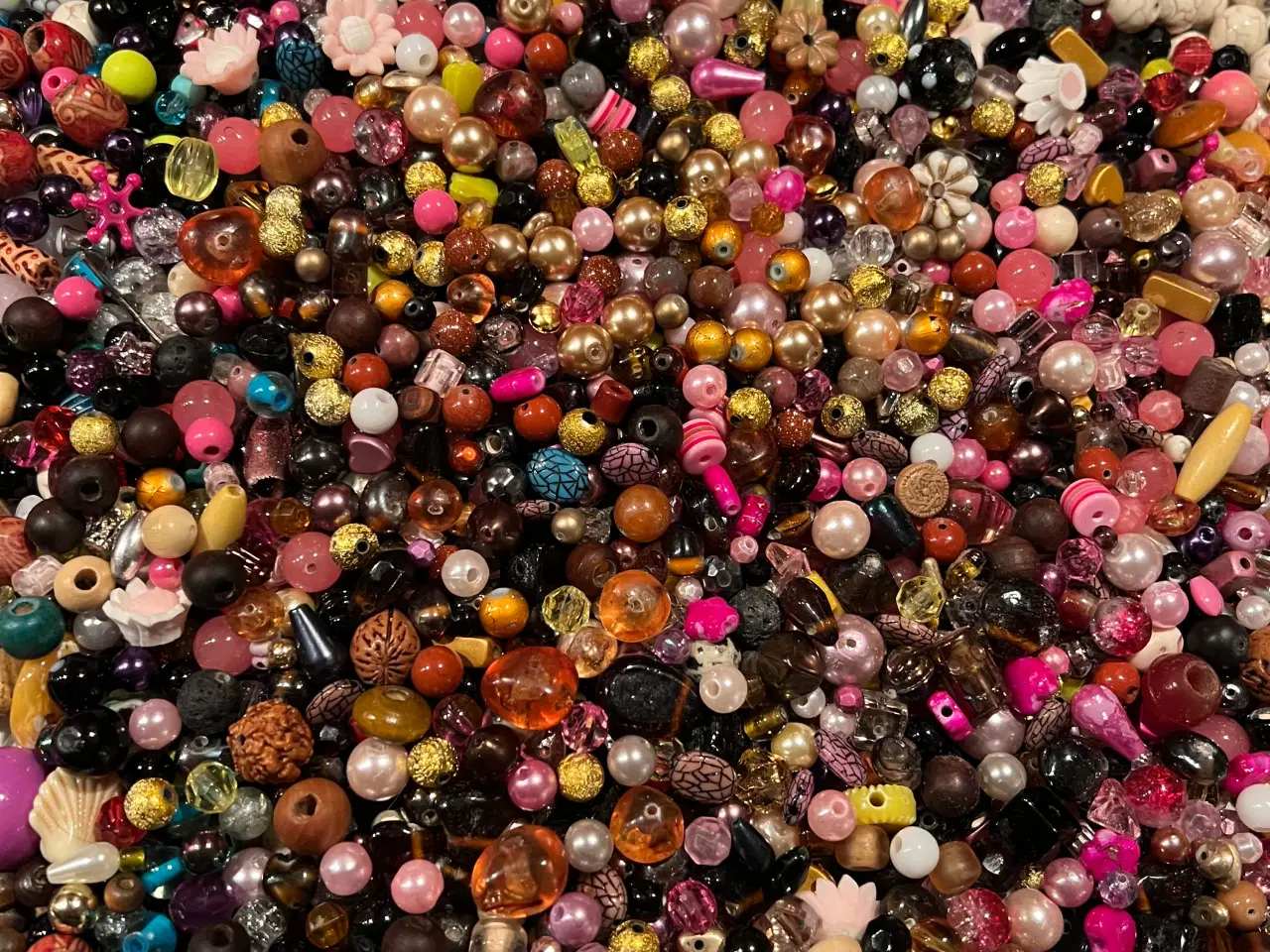 Billede 9 - Løse perler til at lave smykker af