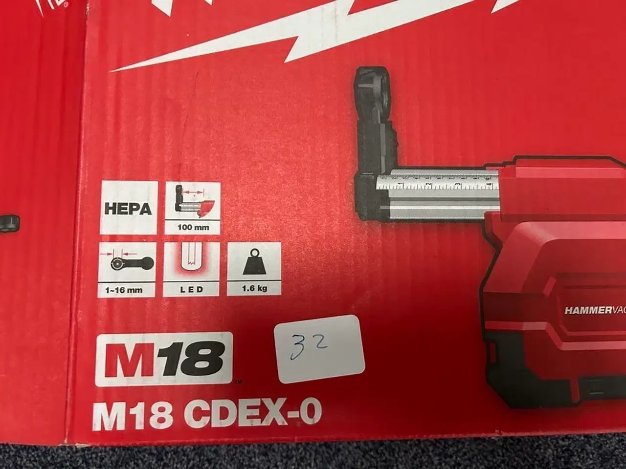 Billede 2 - MILWAUKEE Hammerstøvsuger M18 CDEX-0