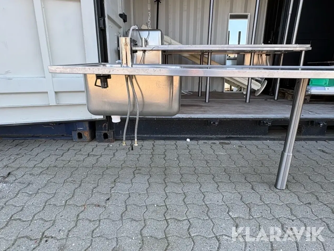 Billede 3 - Industriborde med vask - 4 styk