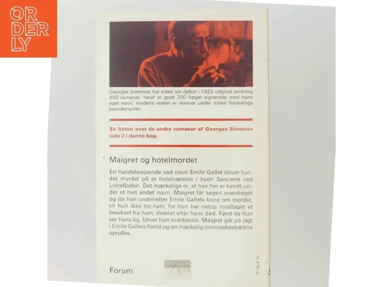 Billede 3 - Maigret og hotelmordet af Georges Simenon (Bog)