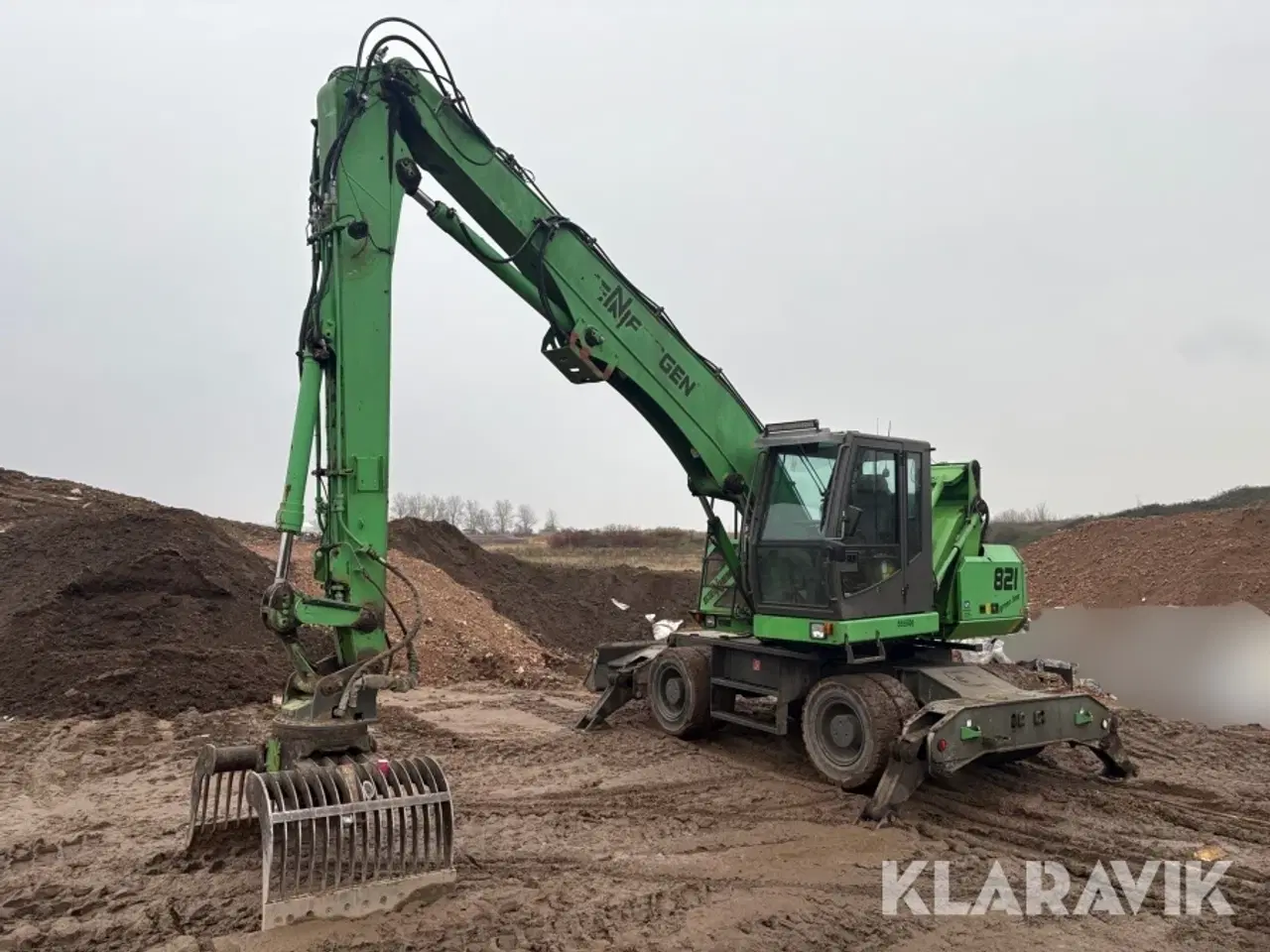 Billede 1 - Materialehåndteringsmaskine Sennebogen 821