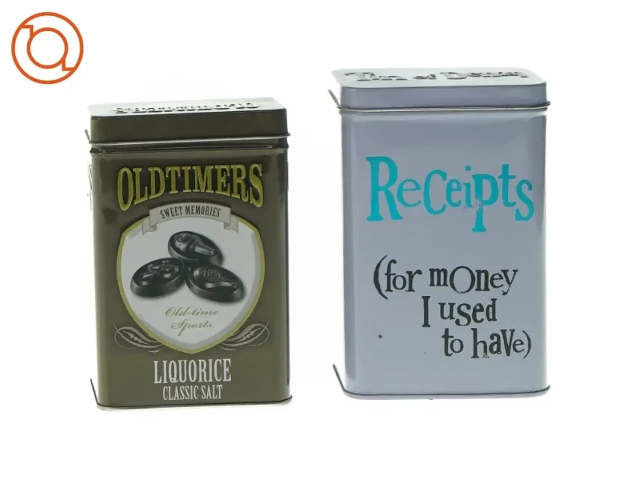 Billede 1 - Firkantede metaldåser (str. HL: 15 x 10 cm)