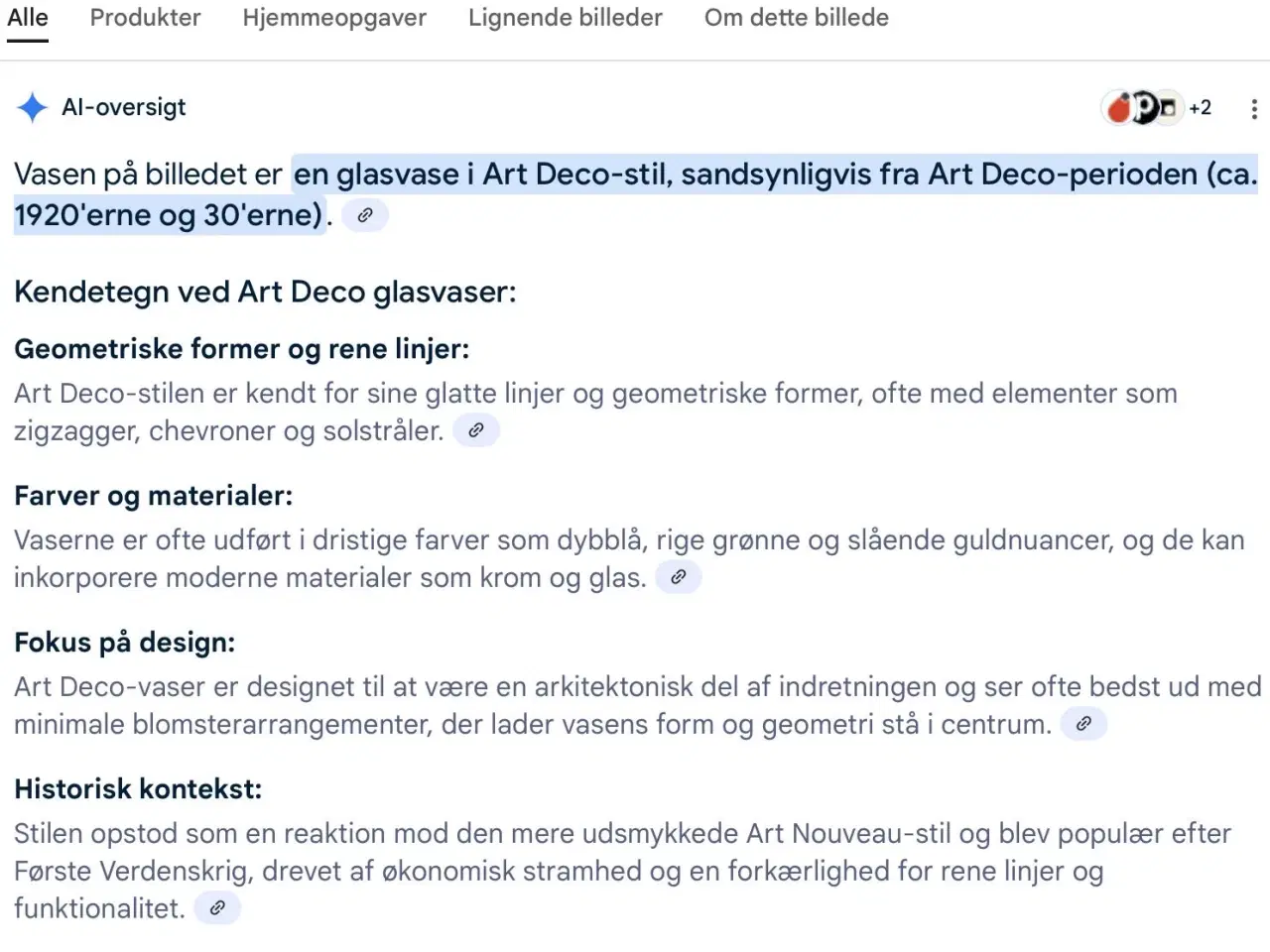 Billede 5 - Glasvase i ravgult