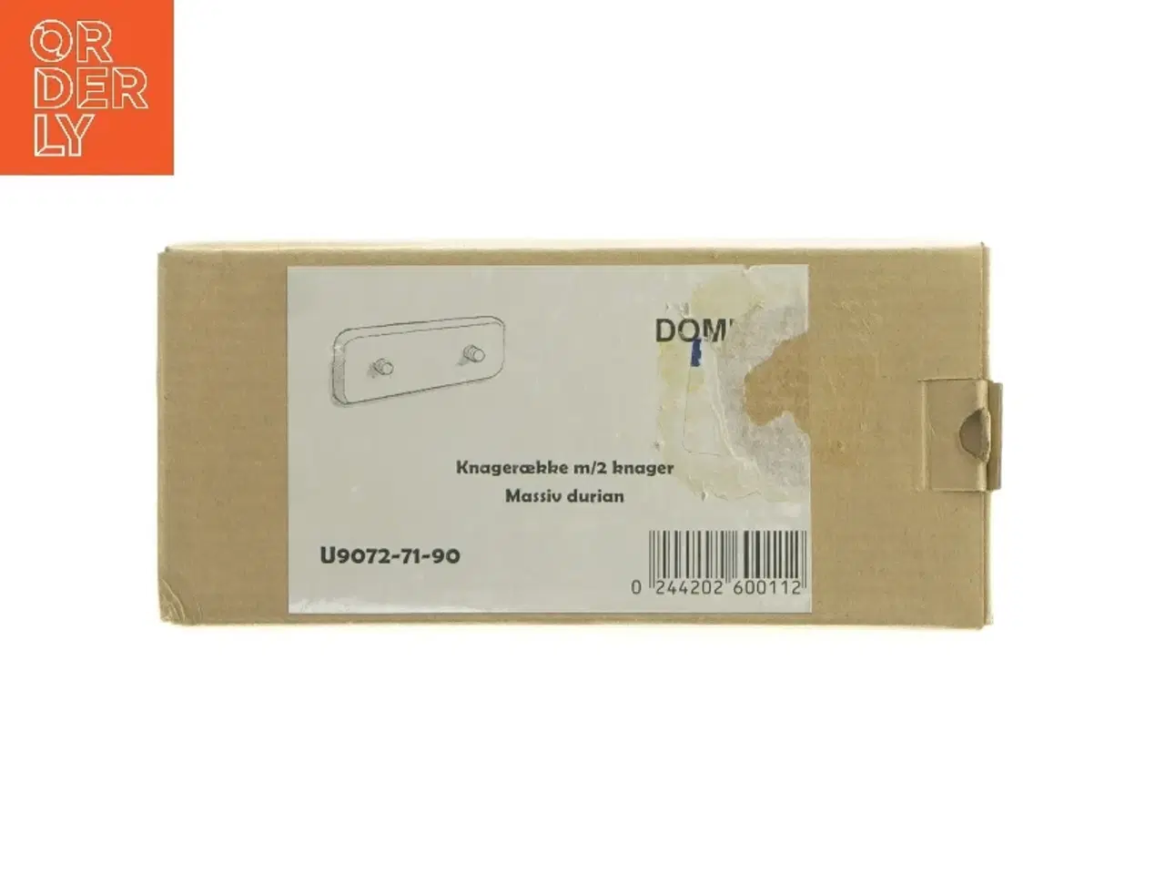 Billede 2 - Domino knagerække med 2 knager fra Domino (str. 16x7 cm)