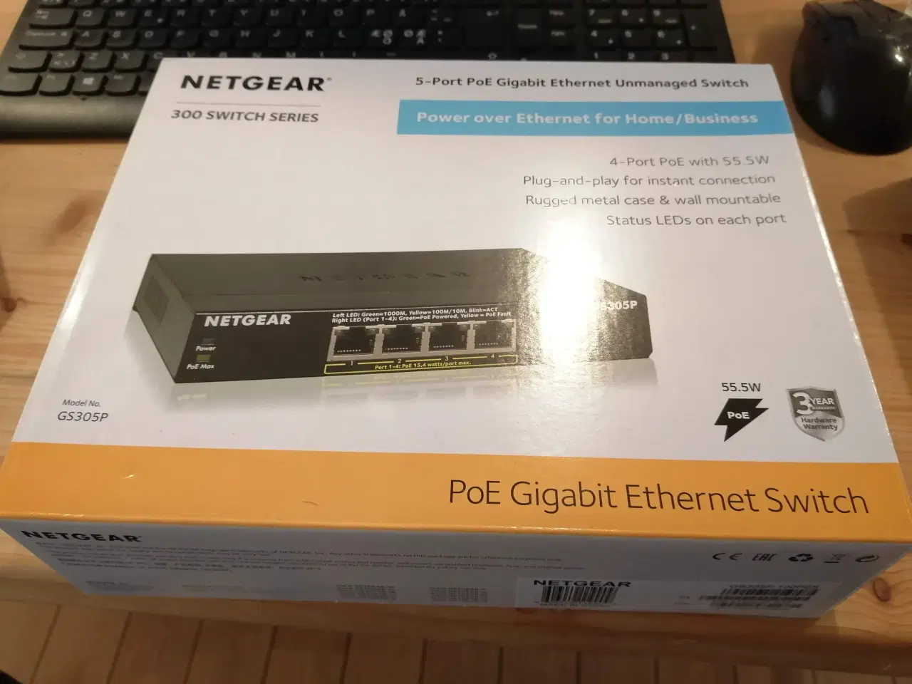 Billede 1 - Netgear 5 port POE switch