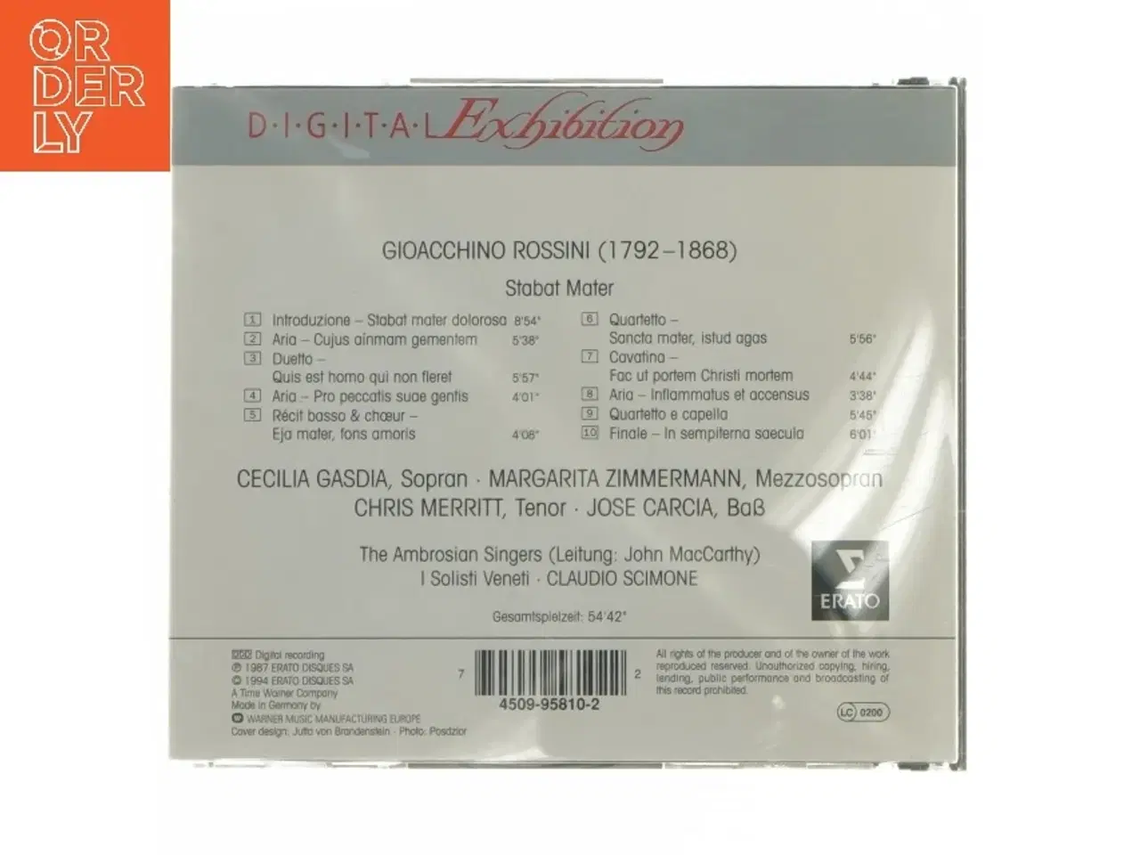 Billede 2 - Rossini Stabat Mater CD fra Erato