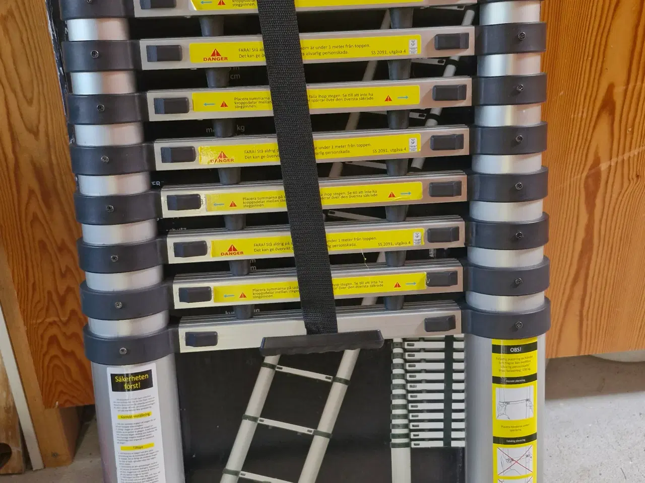 Billede 1 - Teleskop-stige, 3,8m, 13 trin