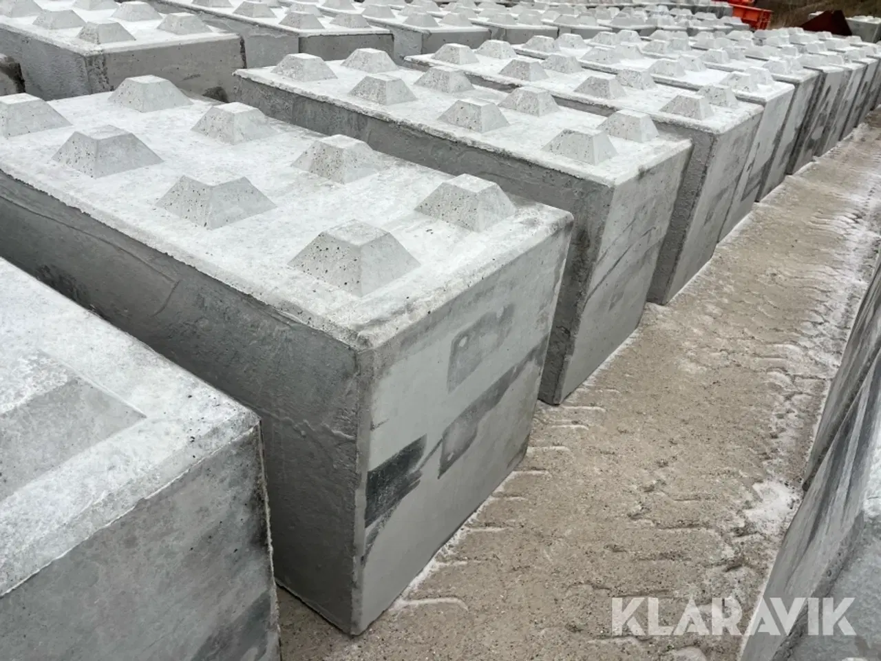 Billede 8 - Betonblokke / siloklodser 25 styk - 160x80x80cm