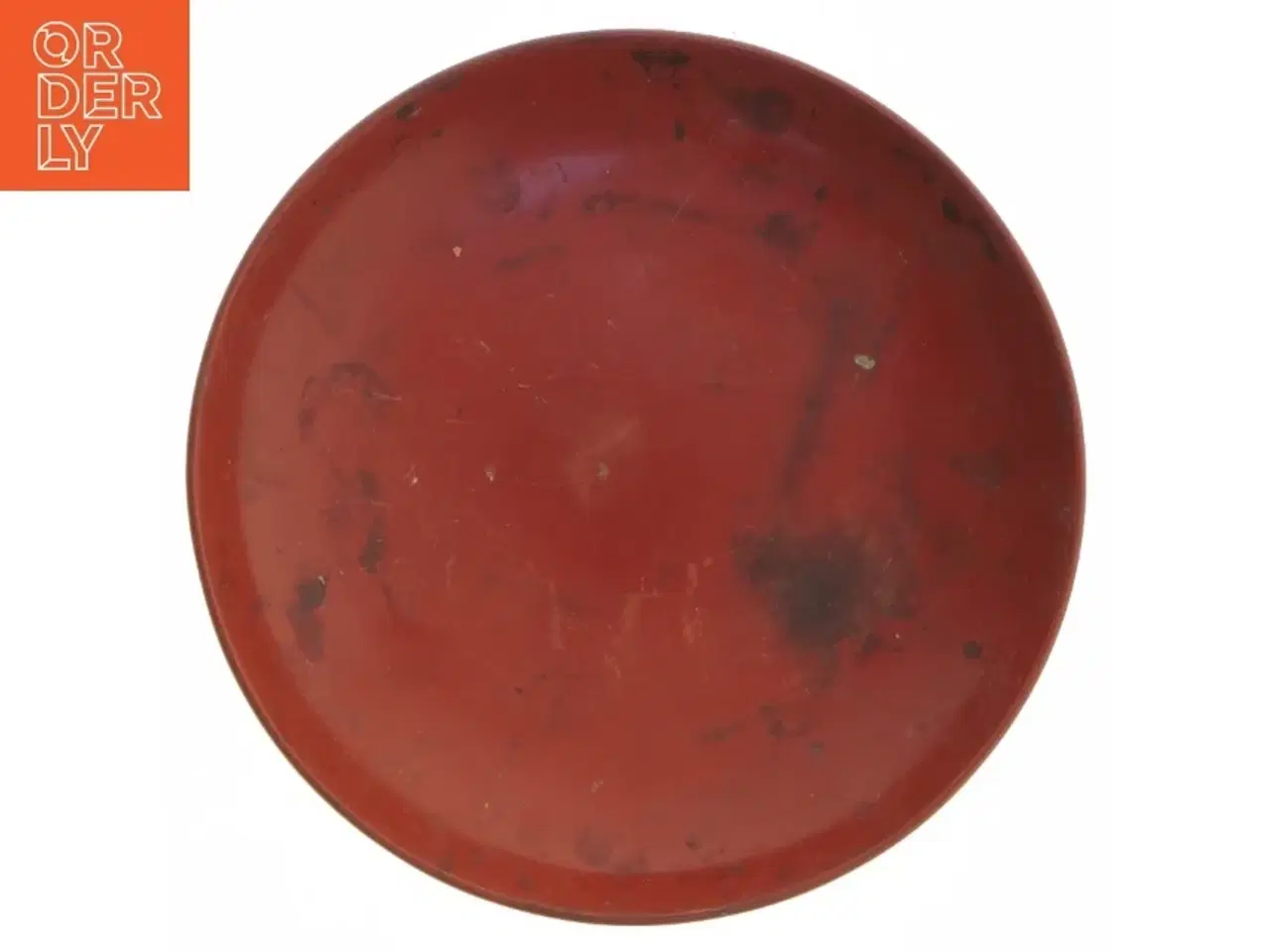 Billede 3 - Rød dekorativ skål kinesisk (str. Ø 12,5 cm)
