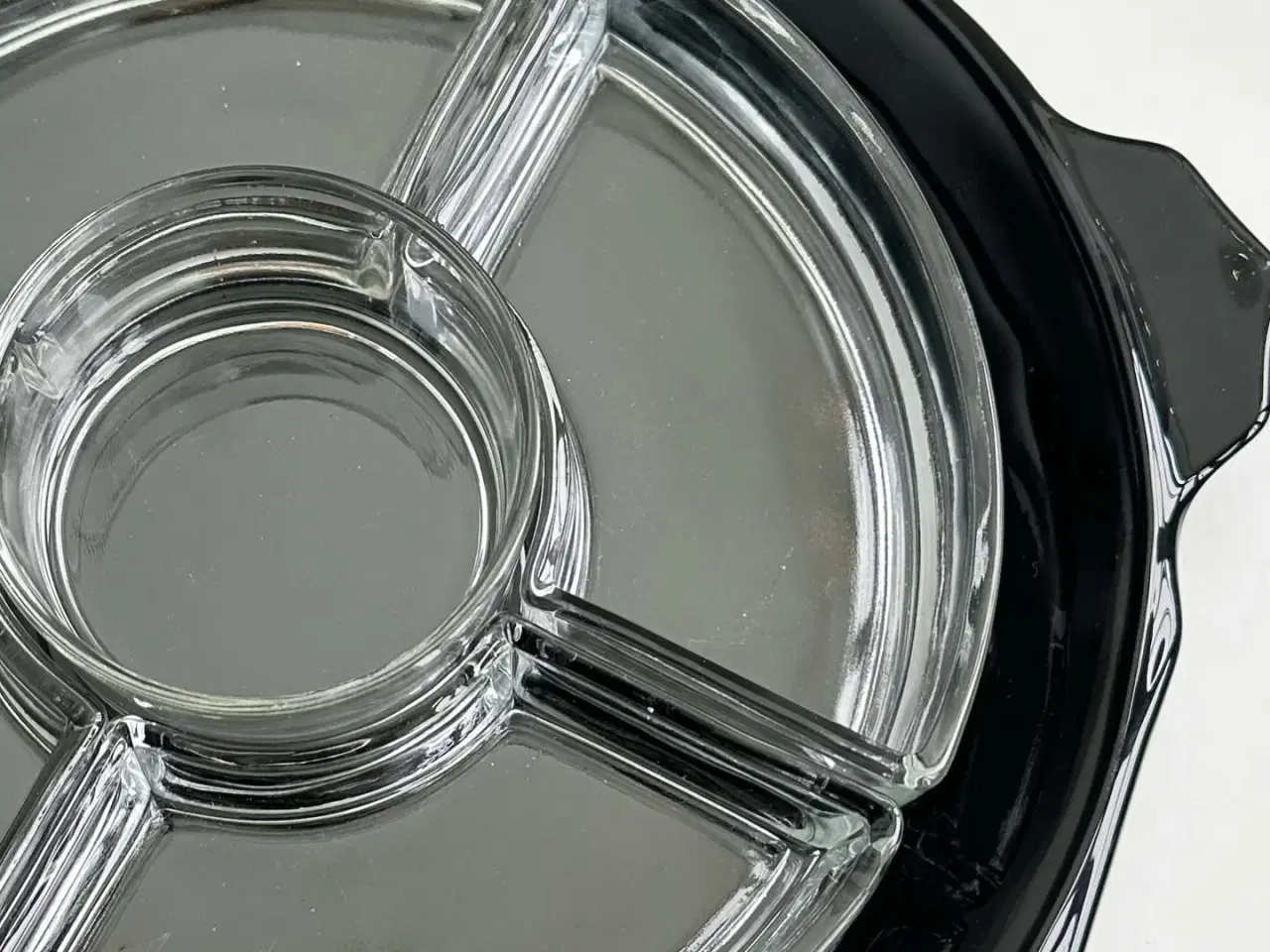 Billede 5 - Cabaretfad, 6 dele, sort og klart glas